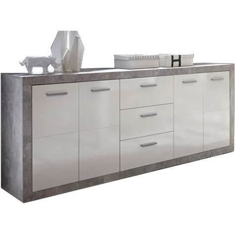 STONE Buffet contemporain pas cher - Buffet Cdiscount