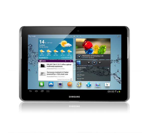 SAMSUNG Galaxy Tab 2 WiFi 16 Go P5110 - Titanium Silver