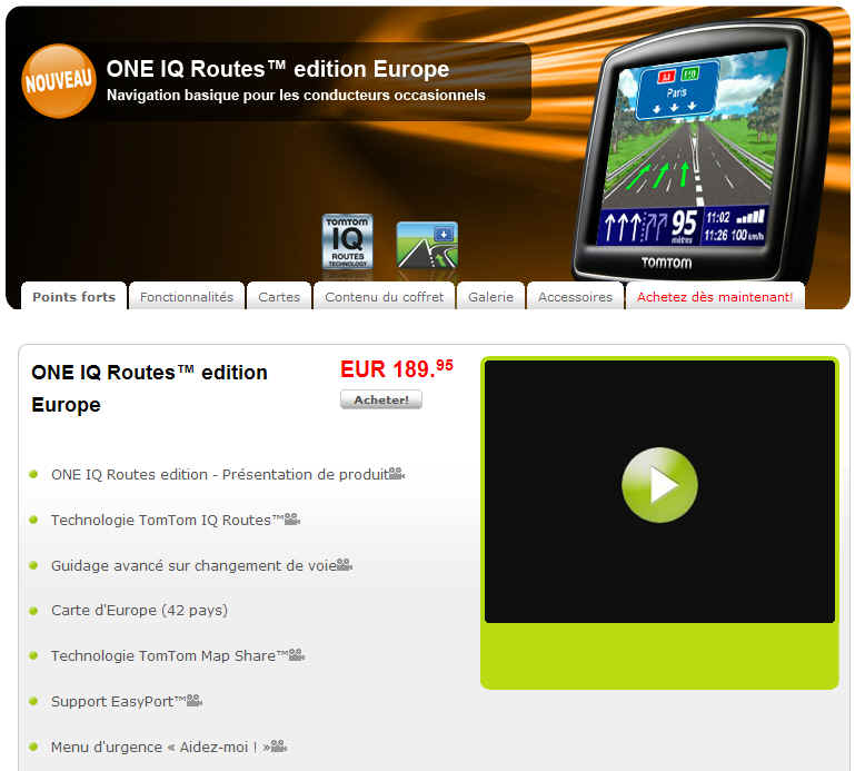 ONE IQ Routes™ edition Europe