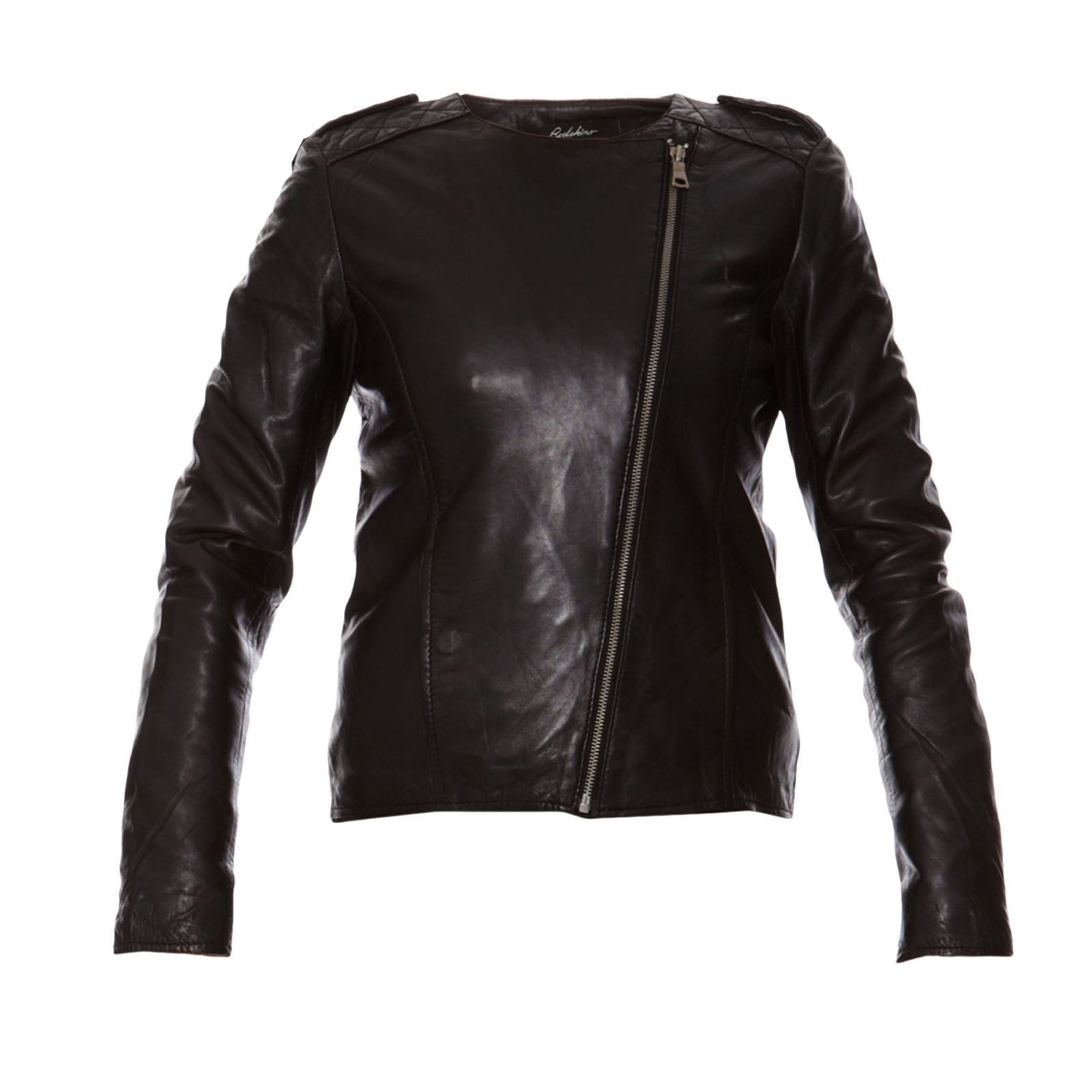 Veste en cuir noir Redskins