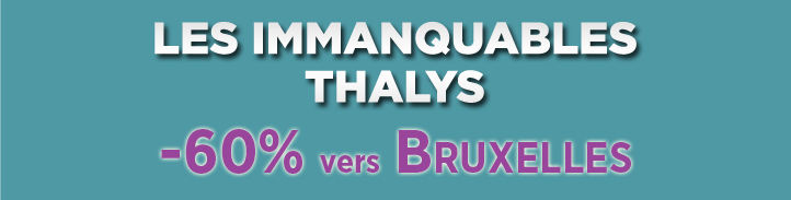 Thalys Billets Train pas Cher Paris Bruxelles à -60%