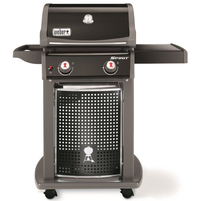 WEBER Barbecue à gaz Spirit EO-210 2 brûleurs Acier émaillé Noir