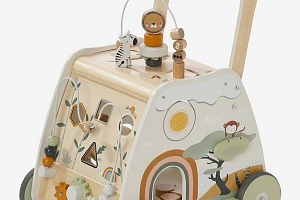 Chariot de marche multi-activités Tanzanie en bois FSC® vert