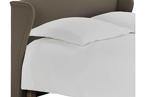 Ushuaia Tête de lit pour sommier en 180 cm Habitat en feutrine beige chiné