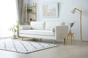 Canapé design STAN Concept Usine 3 places en velours beige