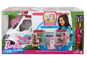 Poupée Barbie Mattel - Barbie, Ken et leur véhicule médical