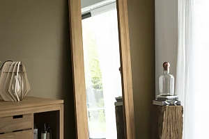 Miroir SQUARE en teck massif 200x90 cm