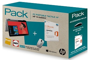 PC portable Hp Pack HP Pavilion X360 + Office 365 Personnel + Souris HP Z3200