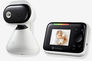 Ecoute-bébé vidéo numérique MOTOROLA PIP1200 Blanc