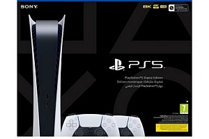 Console SONY PS5 digitale + manette Dualsense blanche
