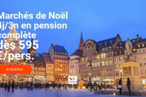 Marché de Noel pas cher Carrefour Voyages 4j/3n pension complète dès 595€/pers