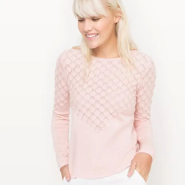 Pull col rond soie Nude Mademoiselle R
