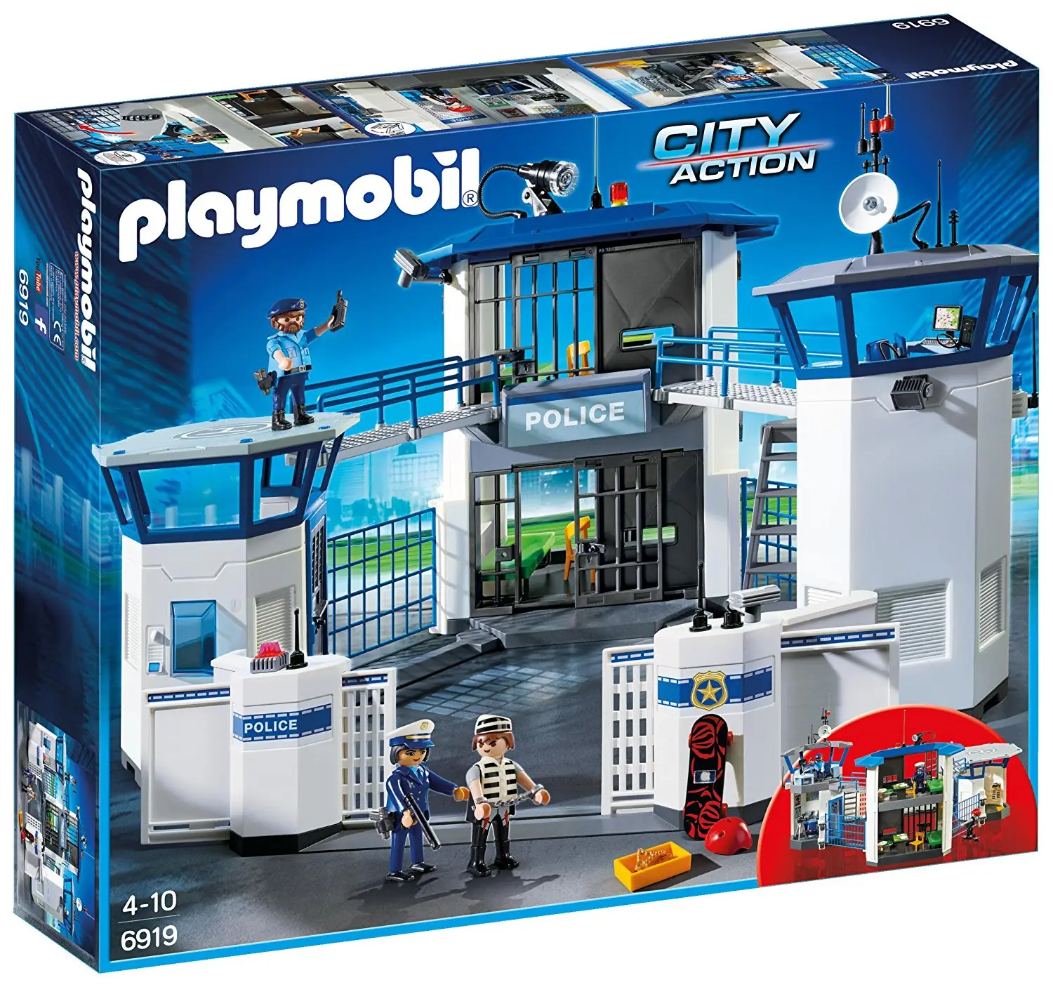 Playmobil commissariat de police avec prison