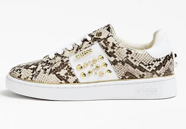 SNEAKERS BRANDIA IMPRIME PYTHON Beige GUESS