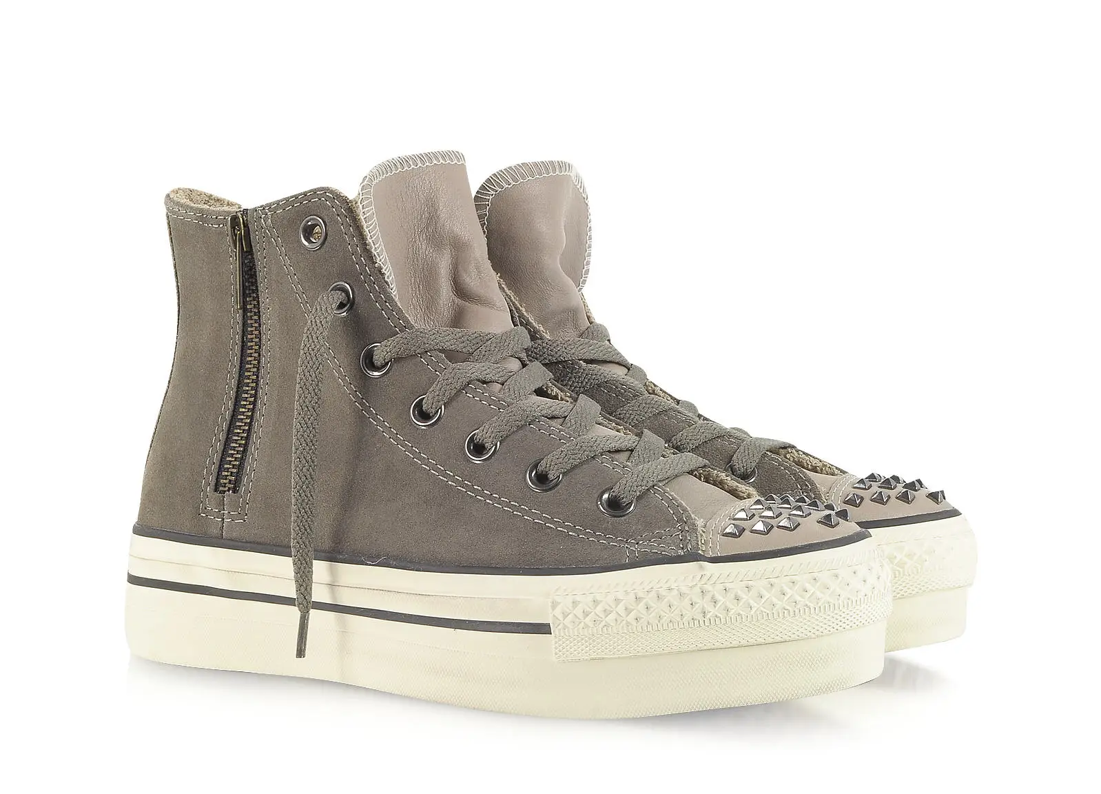 Sneakers en daim gris Converse Limited Edition