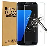Galaxy S7 Protecteur D'écran, Bukm Protecteur d'écran en verre trempé 