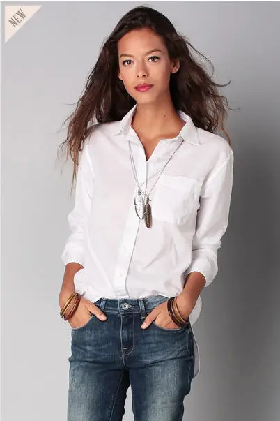 Chemise blanche coton Jenna Denim and Supply by Ralph Lauren