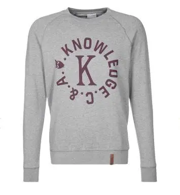 Knowledge Cotton Apparel Sweatshirt gris