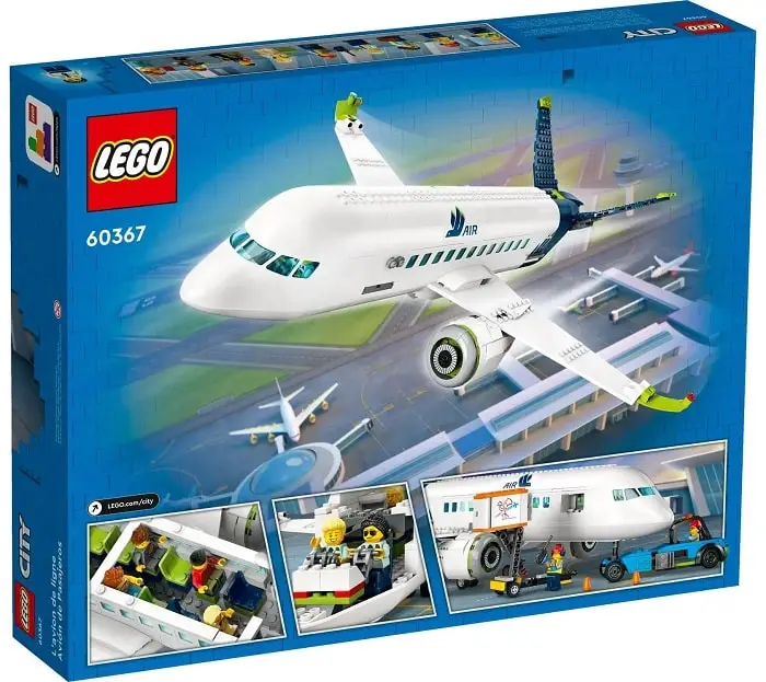 LEGO City 60367 L'avion de ligne pas cher - Jouets Rakuten
