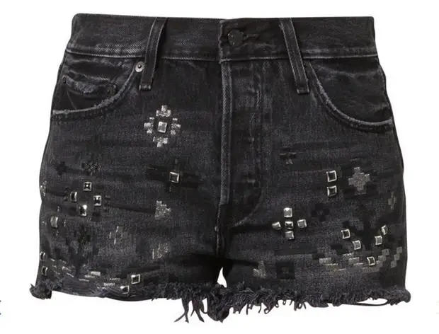 Levi's® ICONS 501 Short en jean noir - Zalando