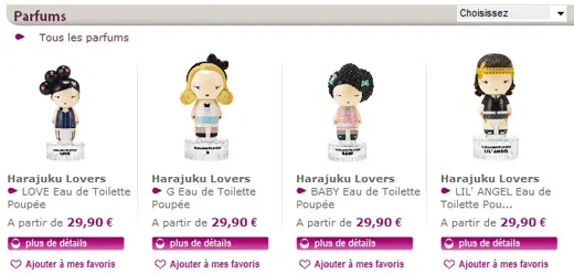 Marionnaud - Les parfums Harajuku Lovers inspirés par l'univers des Manga par Gwen Stefani.