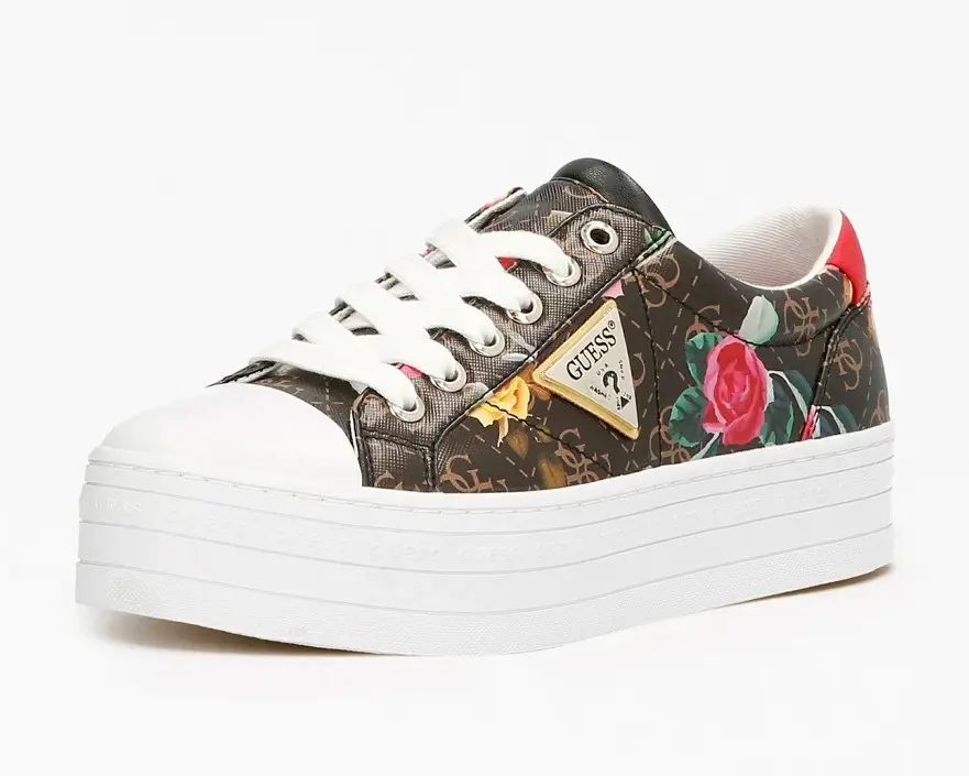 SNEAKERS BRODEY LOGO 4G FLORAL Guess Rouge