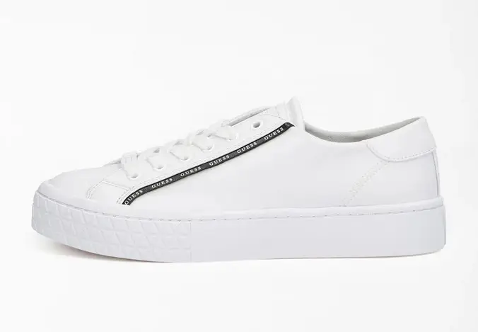SNEAKERS PARDIE LETTRAGE LOGO Guess Blanches